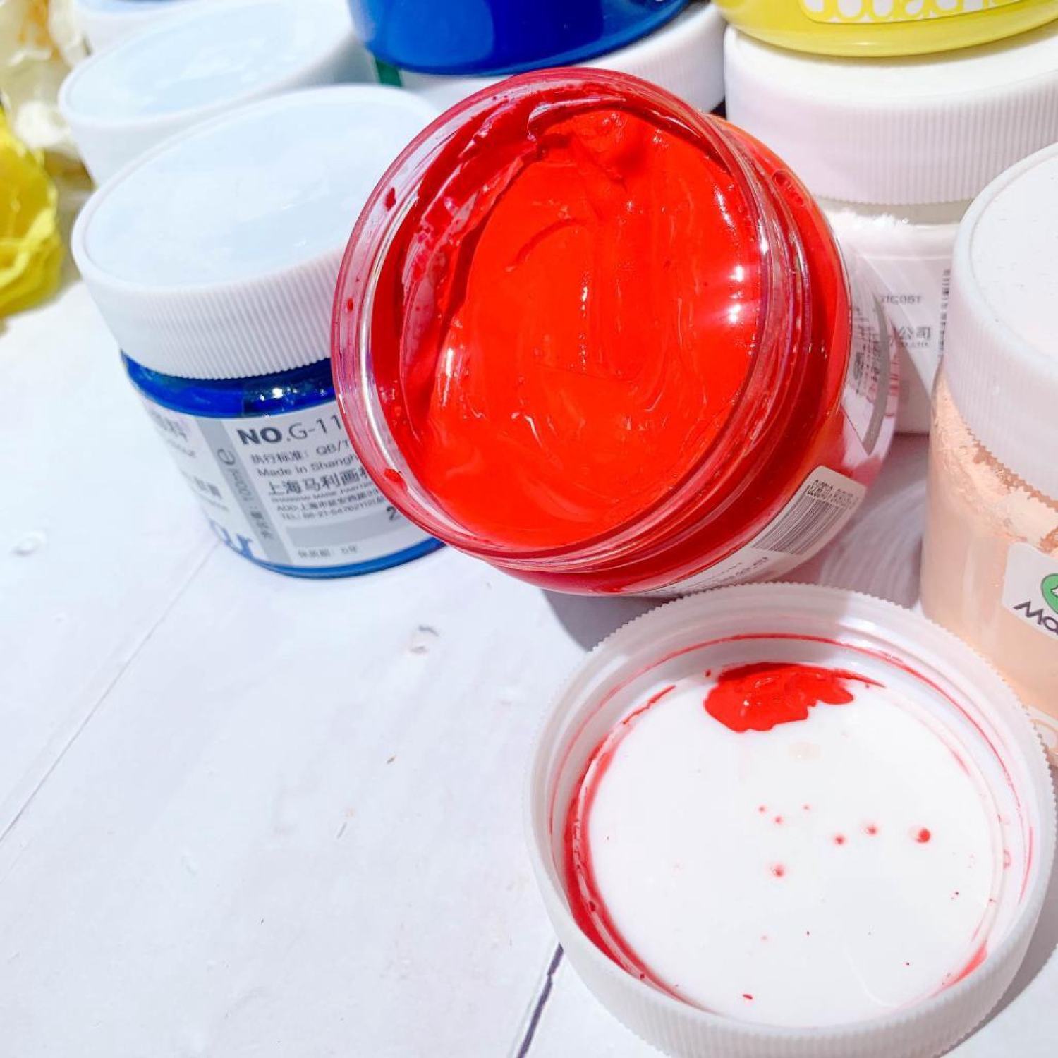 Màu Gouache Marie's - Lọ 100ml - Màu Wat , Màu Bột Pha Sẵn
