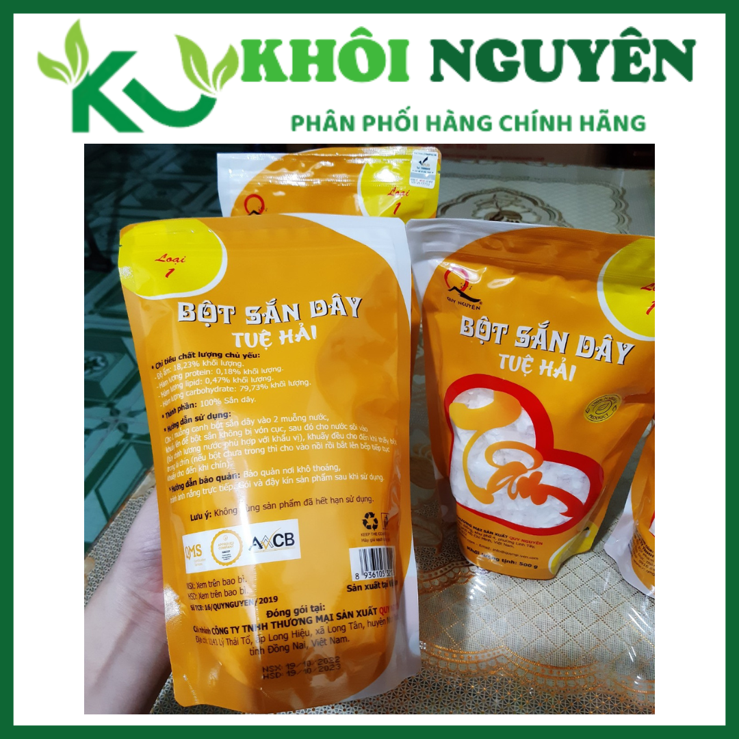 Bột sắn dây Quy Nguyên gói 500g (loại 1) Bột sắn dây Thầy Tuệ hải