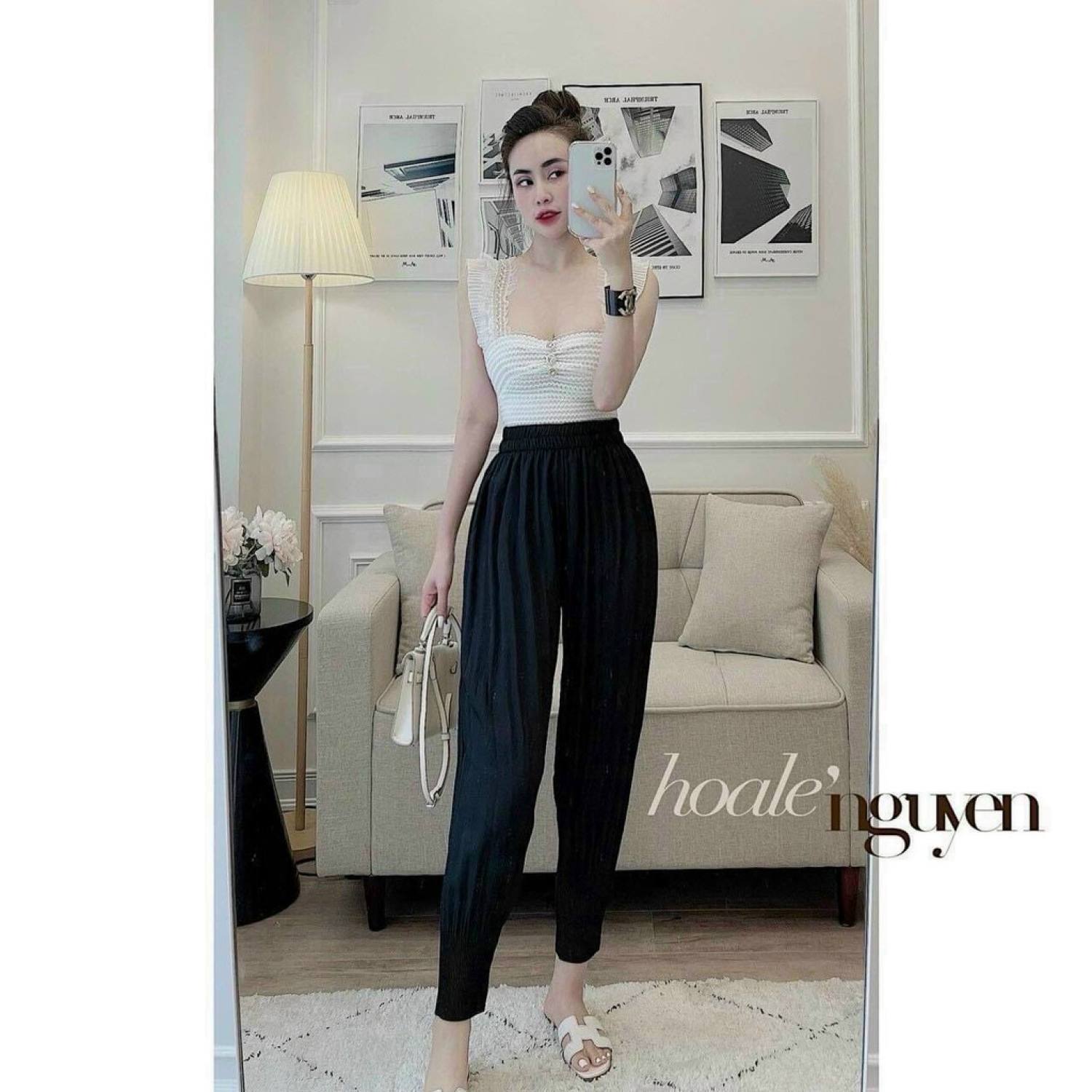 Quần bom dập ly to cá tính Hàng Quảng Châu