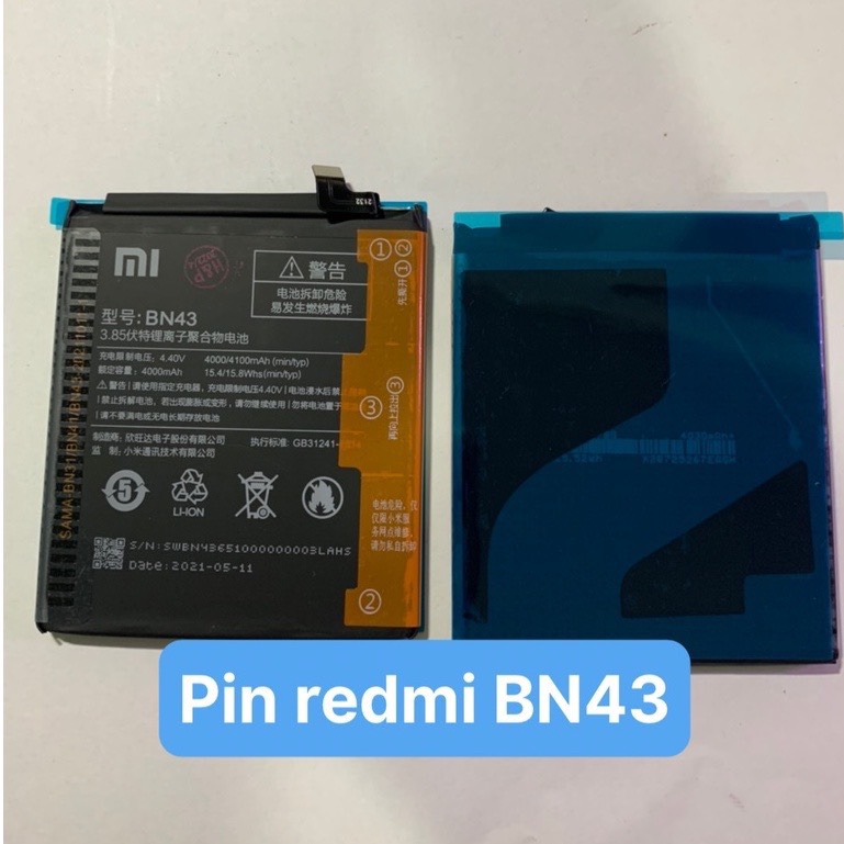 pin zin xiaomi Redmi note 4x mã BN43