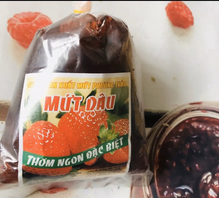 mức dâu đà lạt nguyên trái 500g