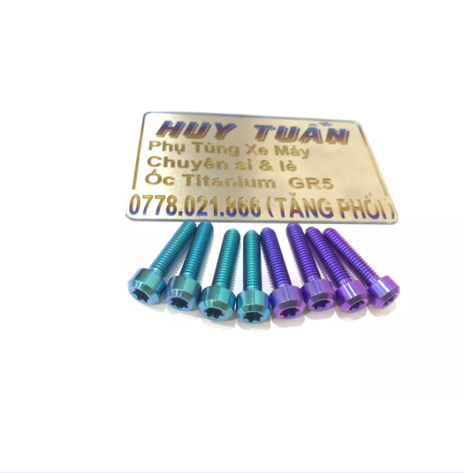 1 con ốc 6li25 trụ Titan Gr5