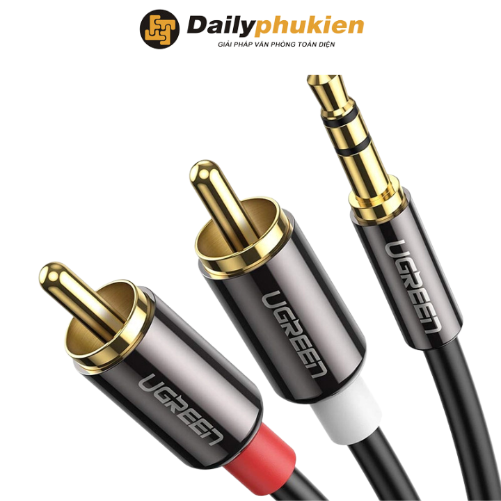 Cáp Loa 3.5Mm Sang RCA 1.5M UGREEN 10583