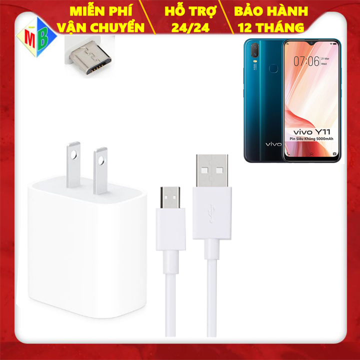 Bộ sạc nhanh cho vivo y11 chui micro usb