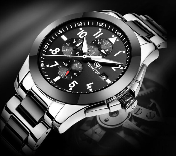 Đồng hồ nam Teintop T8818 Đồng hồ chính hãng, Fullbox, Kính sapphire chống xước, Chống nước, Mới 100%