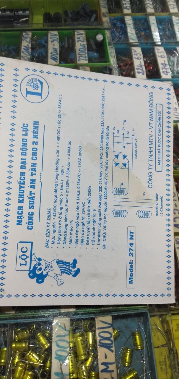 Bo mạch công suất AMPIFIER 300W lộc
