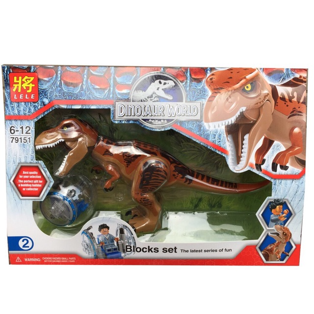 Đồ chơi mô hình khủng long lego Jurassic World (giao ngẫu nhiên)