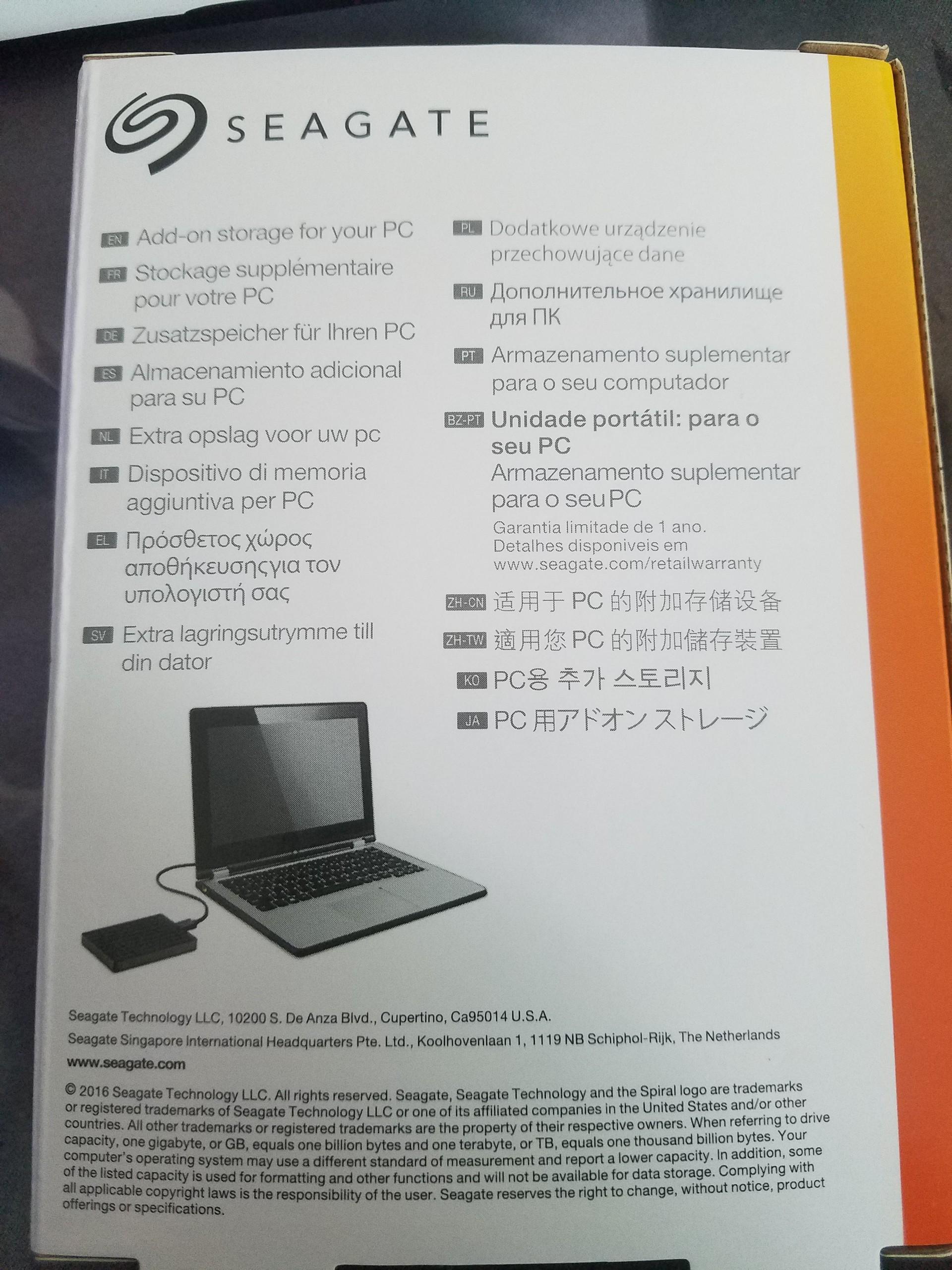 Box hdd Seagate 2.5" usb 3.0 EXPANSION