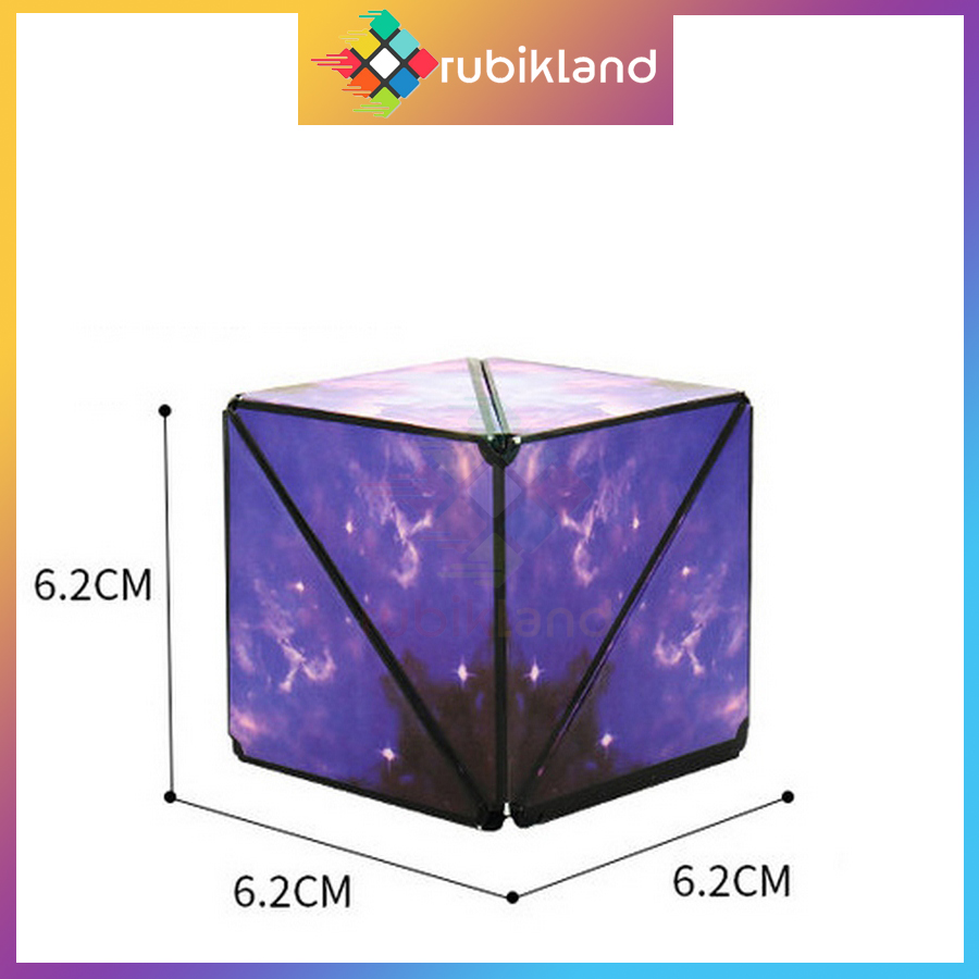 Khối Nam Châm Lắp Ráp Biến 72 Hình Galaxy Changeable Magnetic Magic Cube Rubik Biến Thể Xếp Hình Hình Học 3D