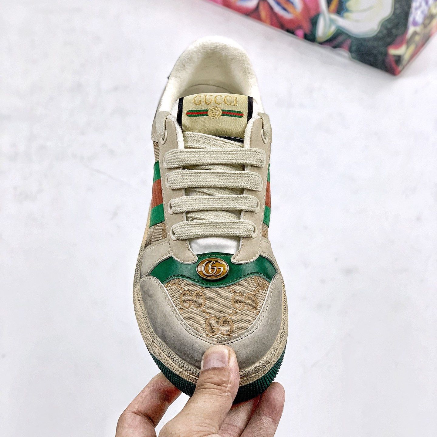 Giày Sneaker Gucccii Distressed Screener ( GC MTP )