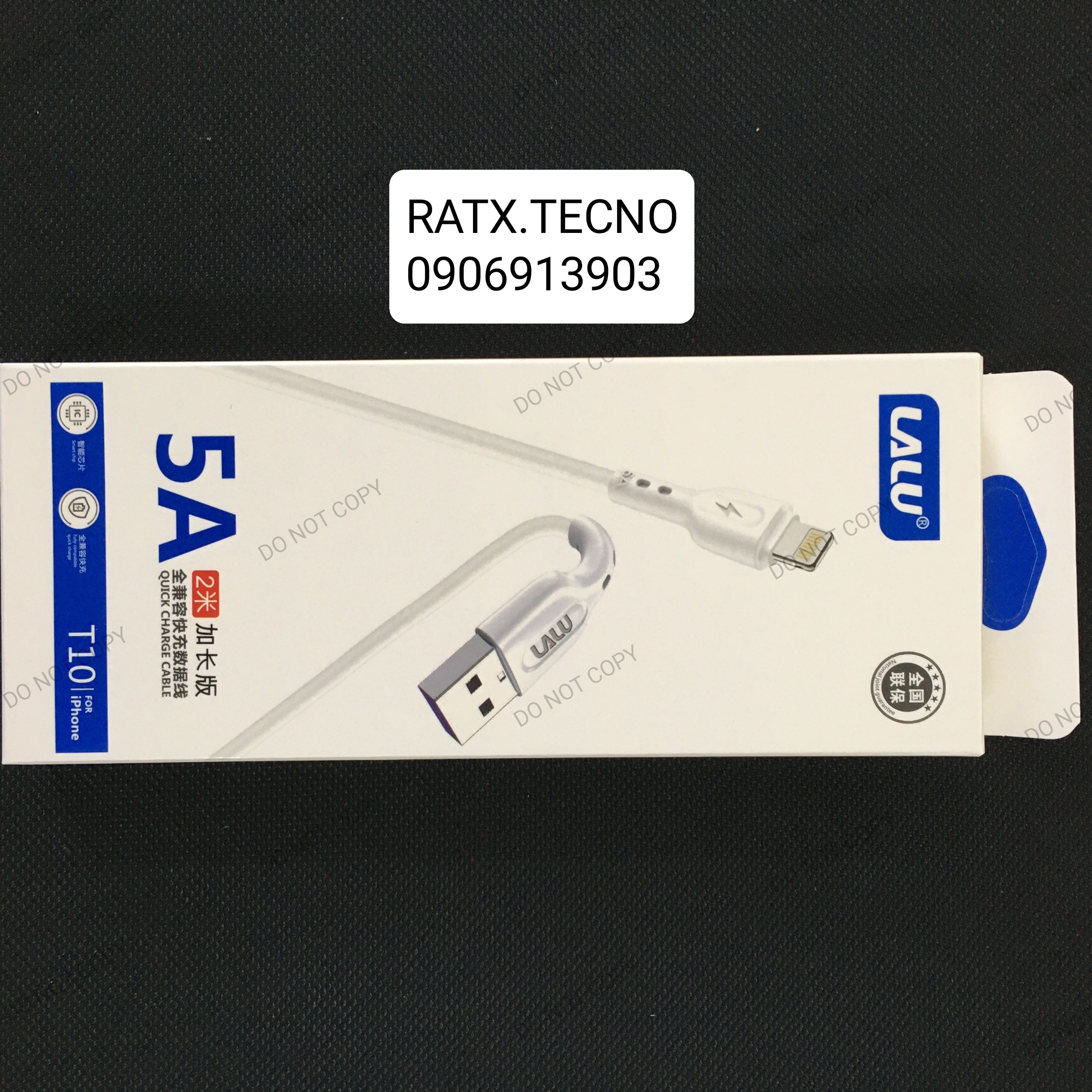 CÁP SẠC NHANH 5A – USB TO LIGHTNING VÀ TYPE C