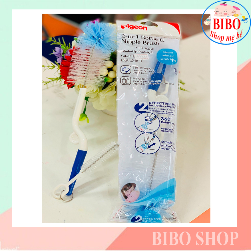 CÂY CỌ RỬA BÌNH SỮA CHO BÉ HIỆU PIGEON