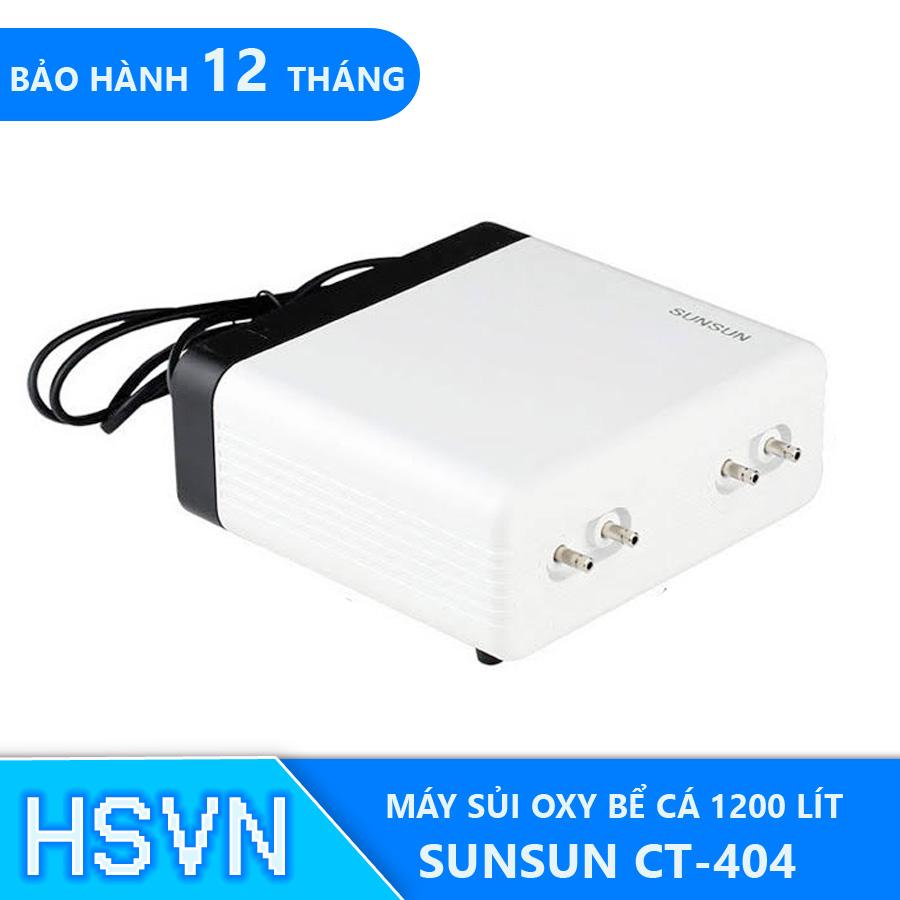 Máy sủi oxy cho bể cá 1200 lít SUNSUN CT-404