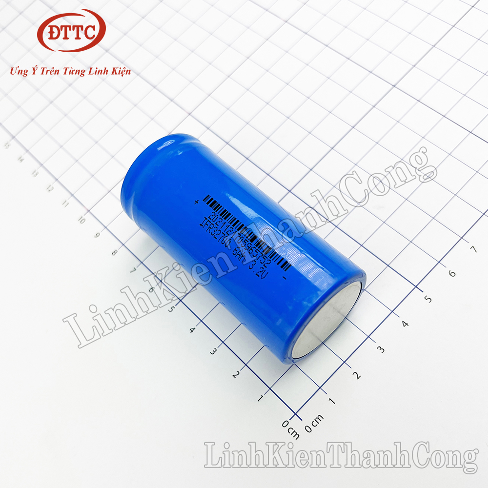Pin sắt lifepo4 32700 3.2v 6000mah xả 5c hàng mới chính hãng