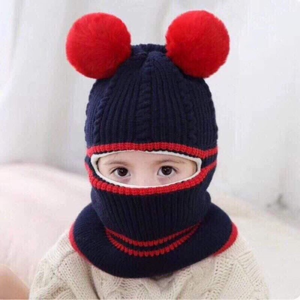 Mũ Len Ninja Ấm Áp Cho Bé Cao Cấp