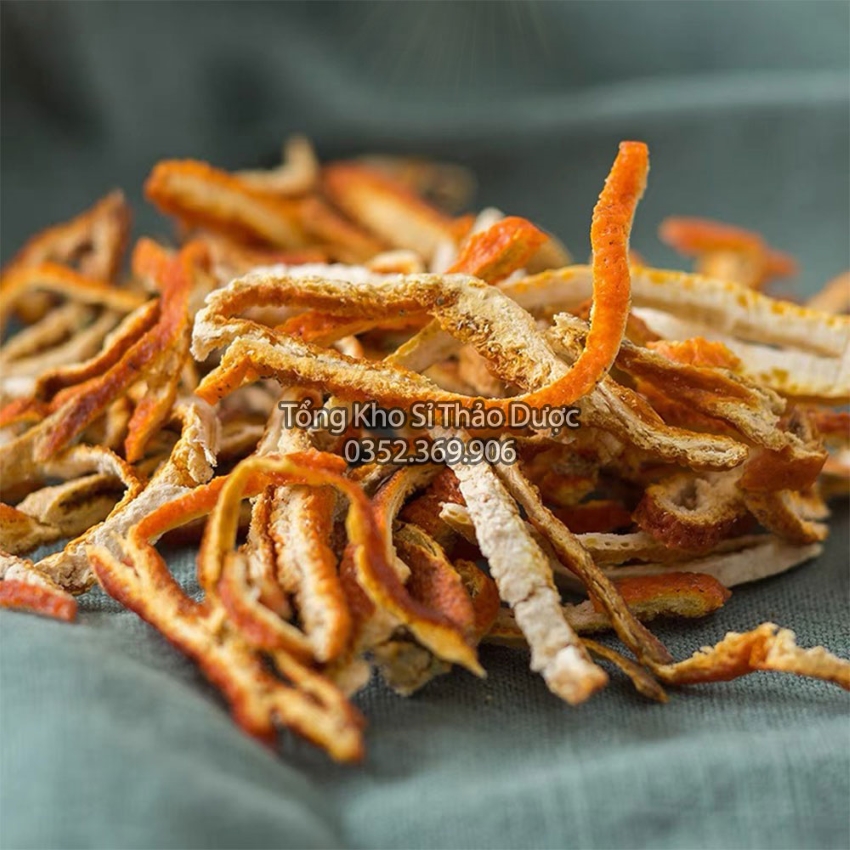 Tran Bi 100g, Dried Tangerine Peel, Fragrant, Beautiful - Wholesale Herbal Warehouse