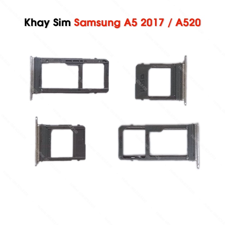 Khay sim khay đựng sim samsung galaxy a520 / a5 2017 zin bóc máy