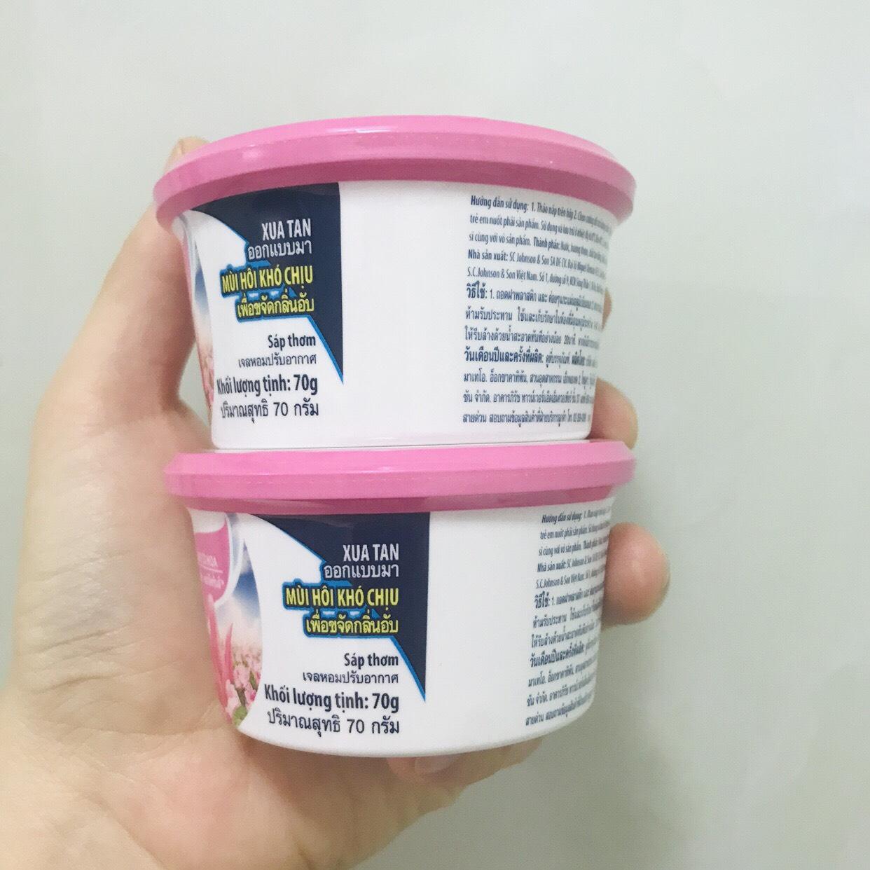 [HÀNG THÁI] COMBO 2 SÁP THƠM PHÒNG GLADE HƯƠNG CỎ HOA 70G