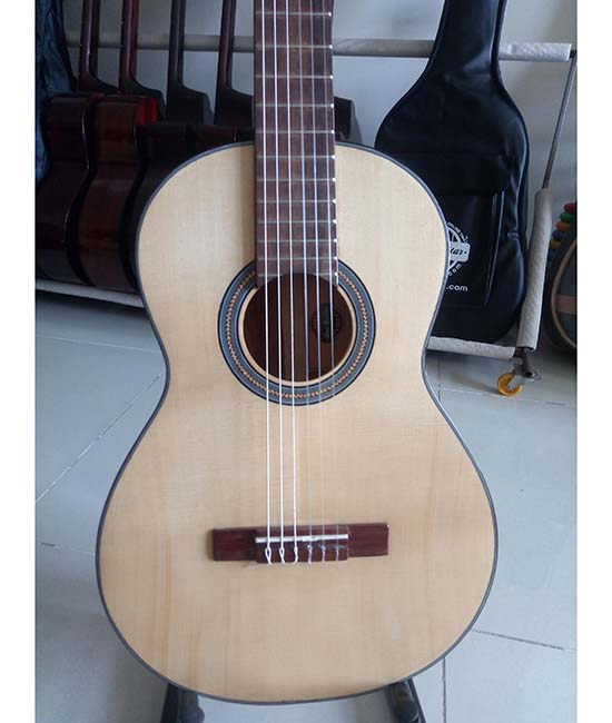 Đàn guitar classic Mini DC100 đàn guitar mini cho học sinh size 3/4 - kèm bao da 3 lớp giá trình và phụ kiện guitar Duy Guitar Store