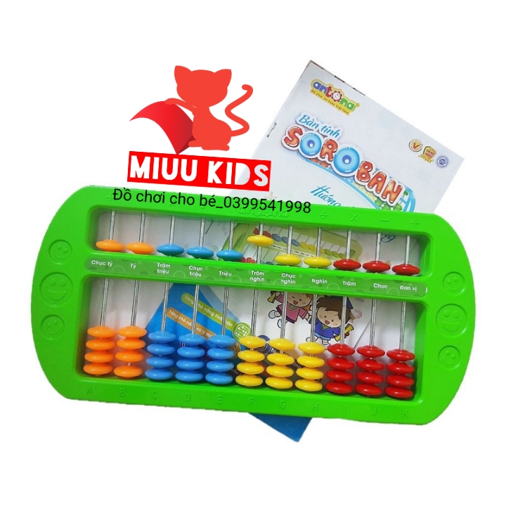 Đồ Chơi Tóan Học Bàn Tính Soroban Chĩnh Hãng Antona