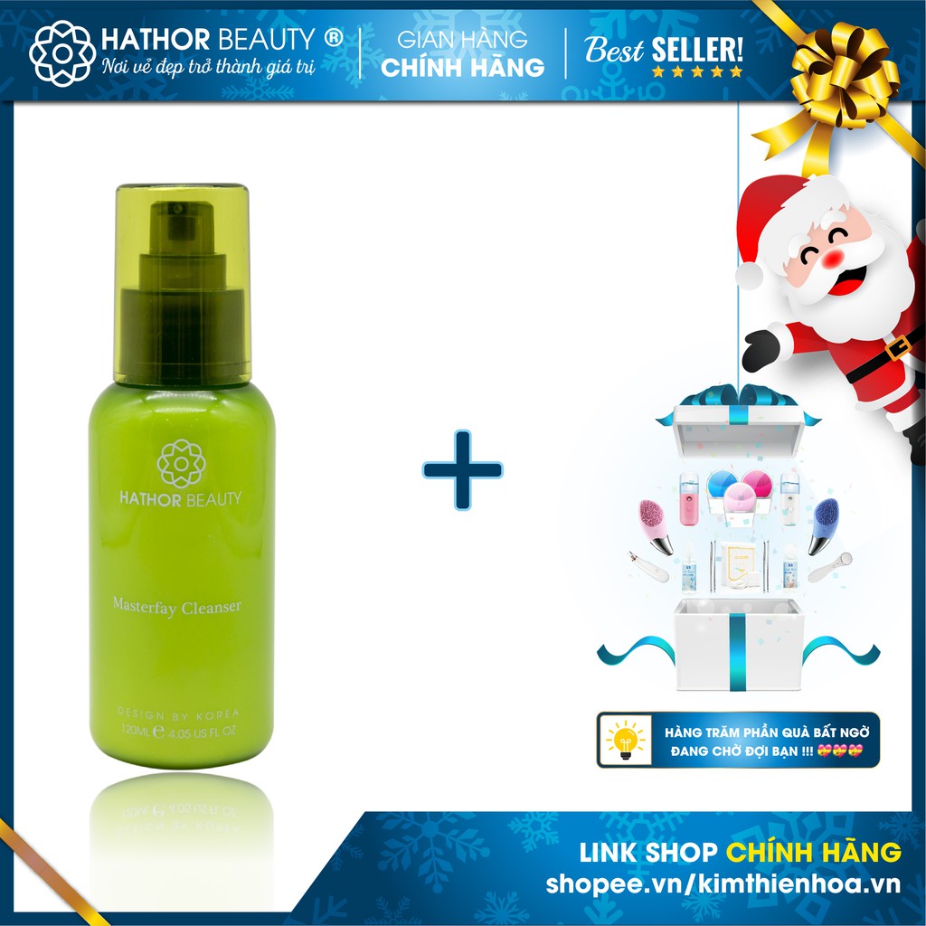 Sữa rửa mặt Masterfay 120ml ít bọt da mềm nin Hathor Beauty
