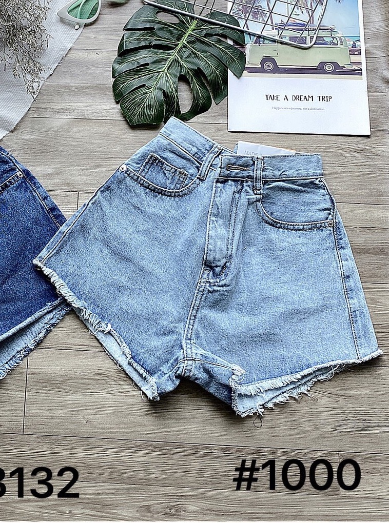 QUẦN SHORT JEAN LƯNG CAO SIZE ĐẠI SIÊU CÁ TÍNH-JT39