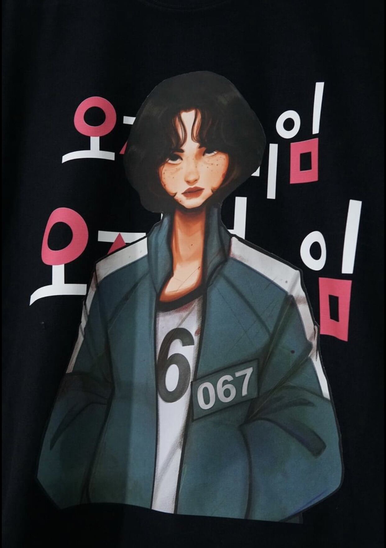 Áo thun ADLV squid game Levant unisex form rộng cotton 100%