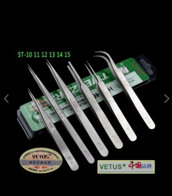 Bộ nhíp gắp linh kiện chính hãng Vetus gồm 6 Cái