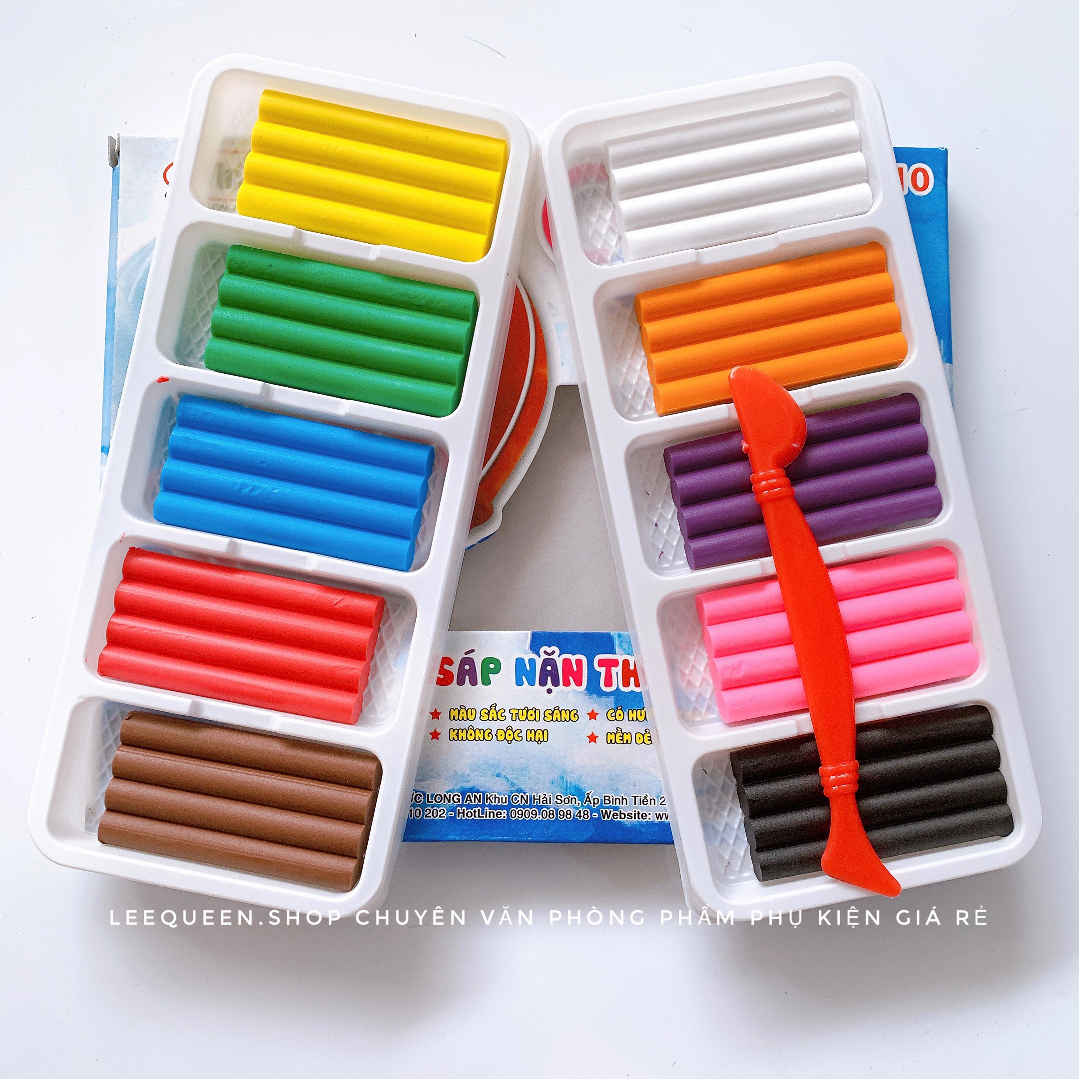 Sáp Nặn Thủ Công WinQ D10 ( 10 MÀU)