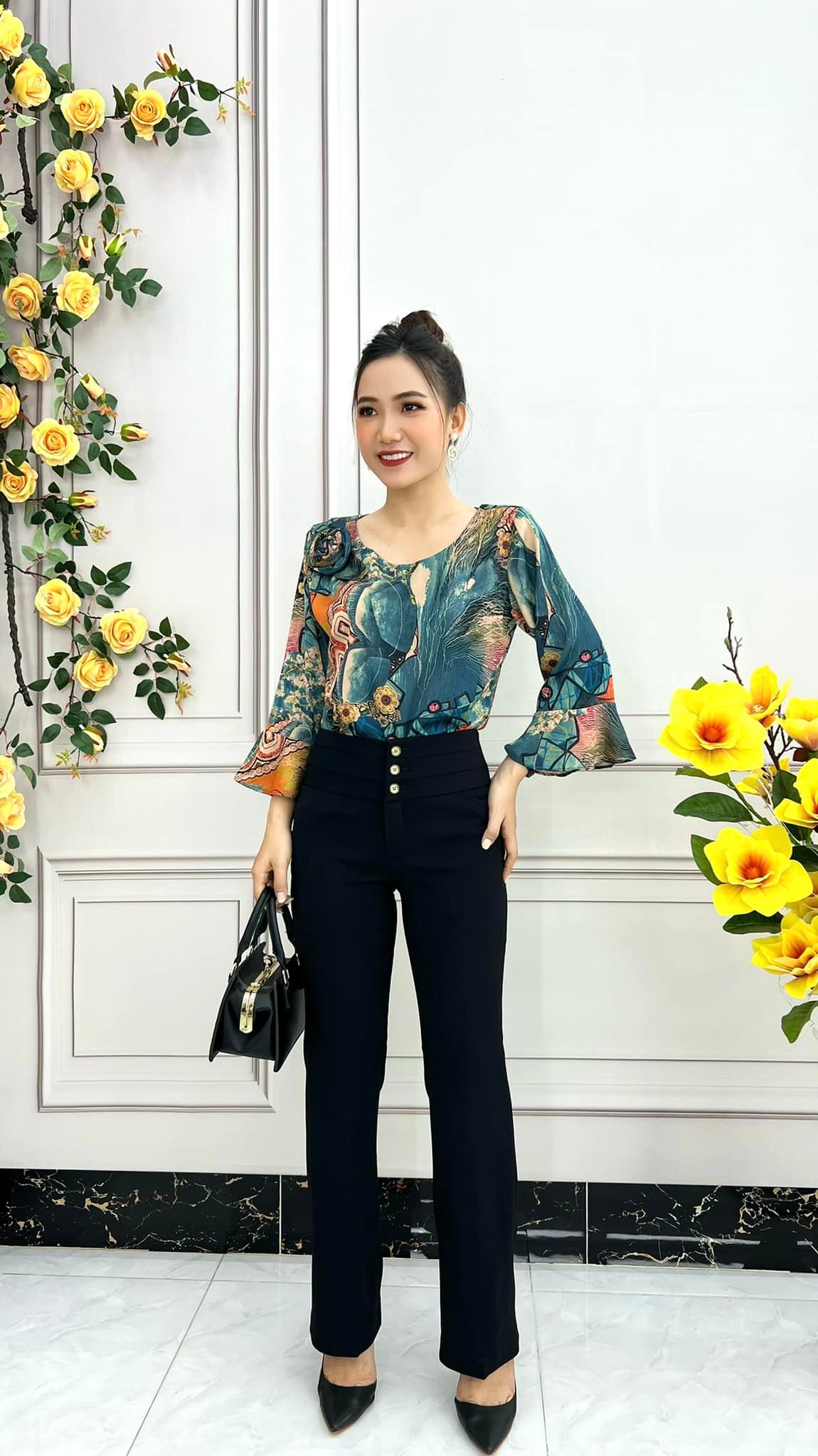 Áo Lụa 3D Họa Tiết Thiết Kế Cao Cấp