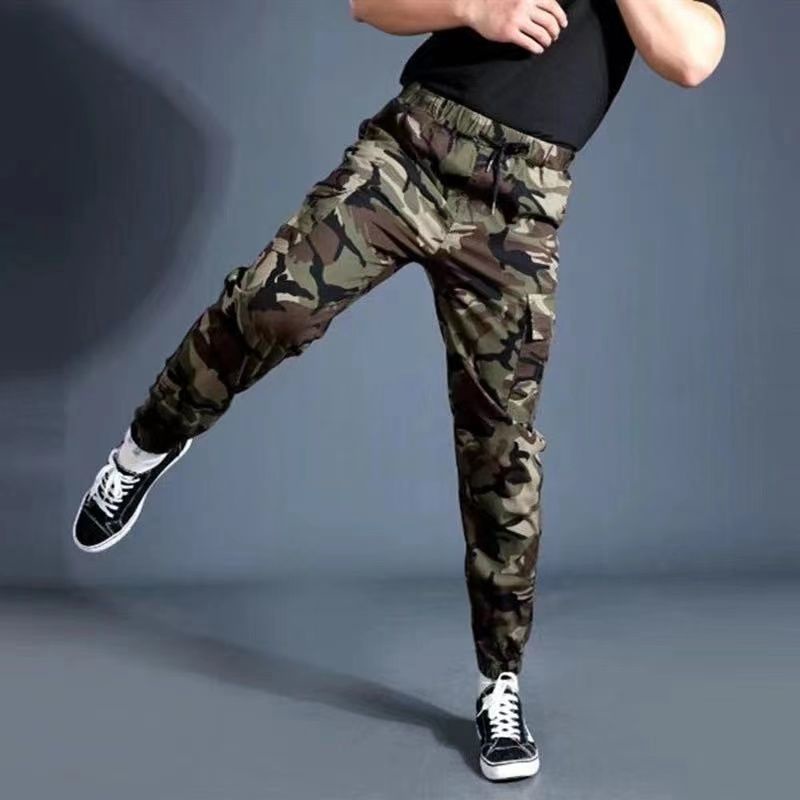 Quần jogger kaki rằn ri - lính nam