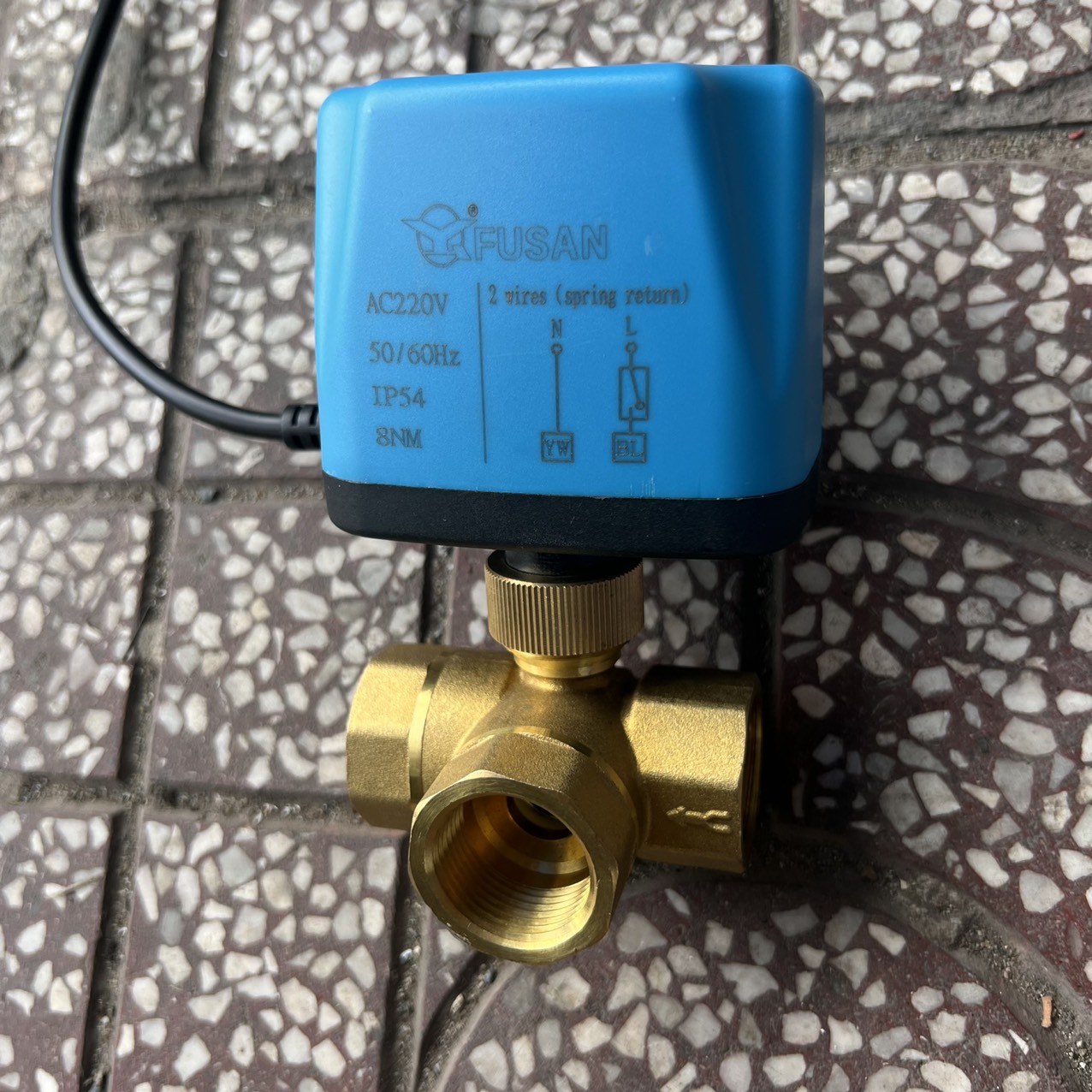 Van điện 3 ngã, 2 dây thường đóng bve