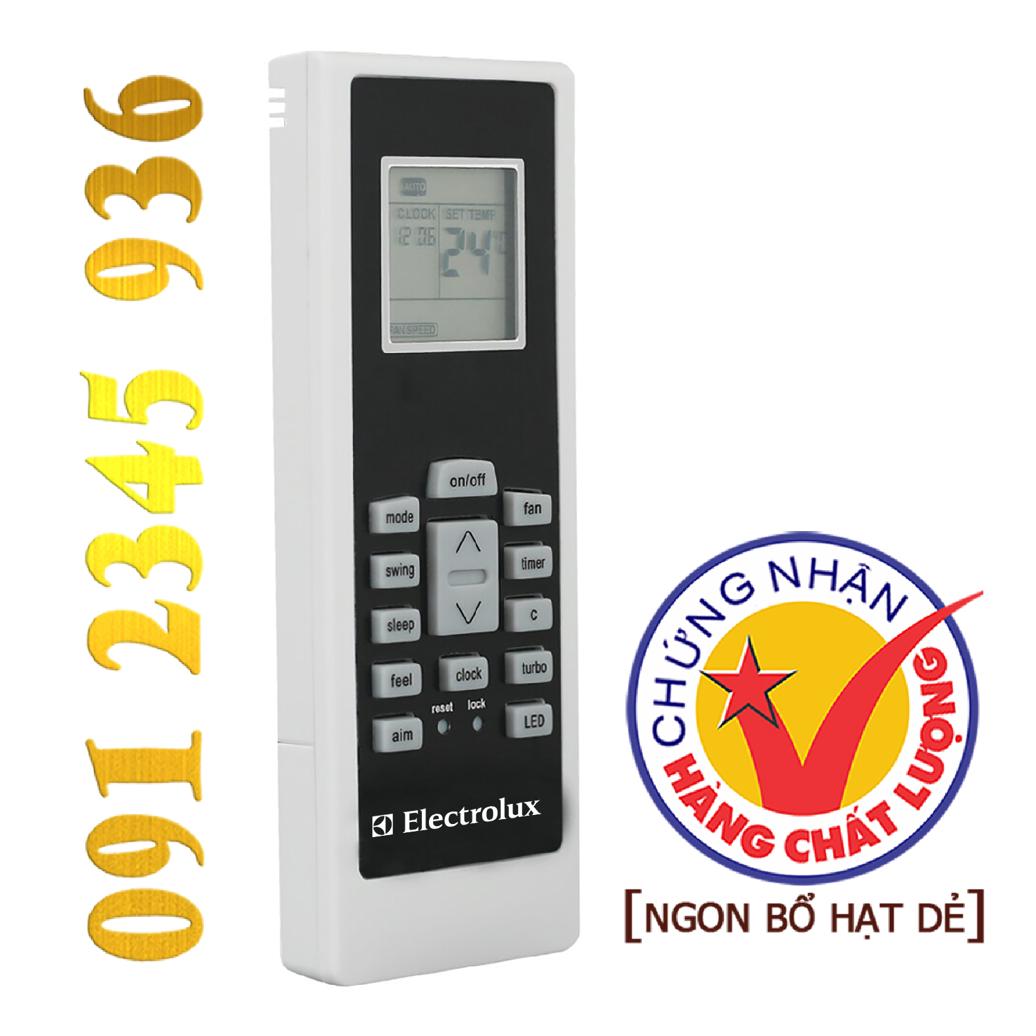 Điều khiển Electrolux [HÀNG ĐẸP] cho điều hòa. (Mẫu số 2)