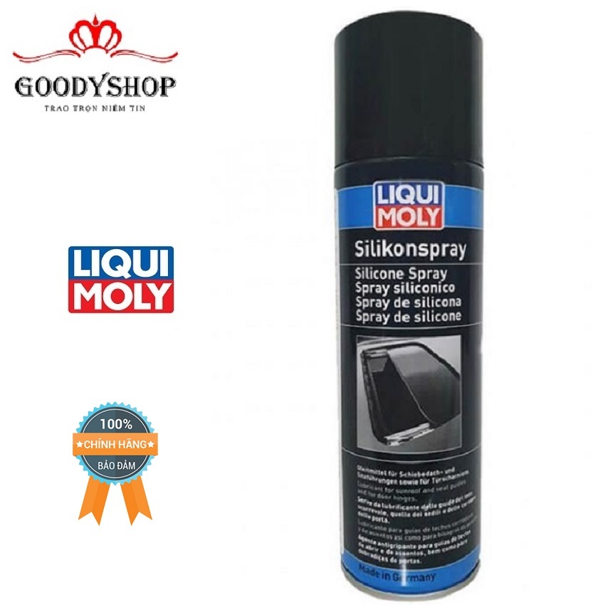 Chai xịt silicon bôi trơn bảo dưỡng cao su, nhựa Liqui Moly Silicon-Spray 3310 GOODYSHOP