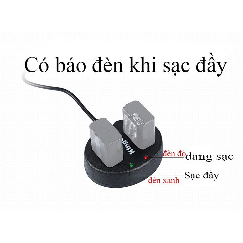 Sạc đôi Kingma KM-FW50 cho máy ảnh Sony