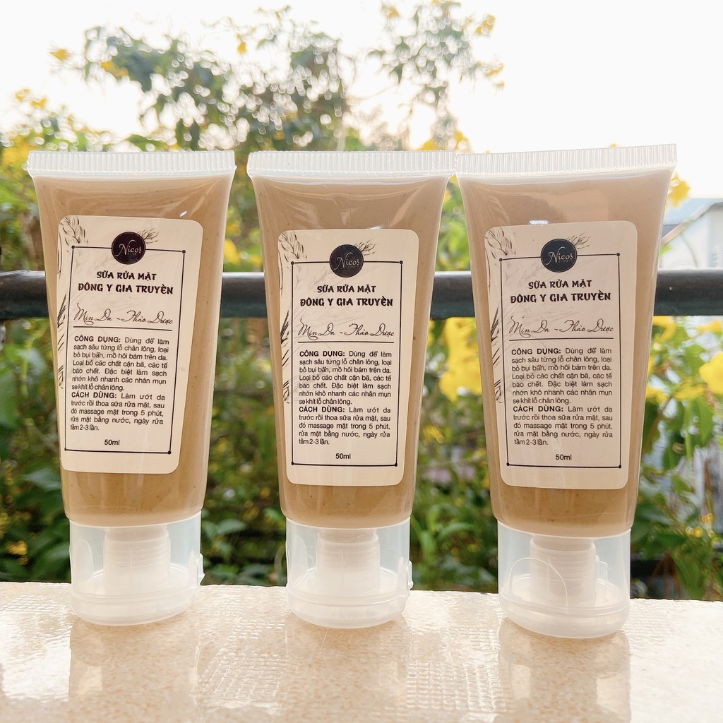 Sữa rửa mặt đông y 50ml