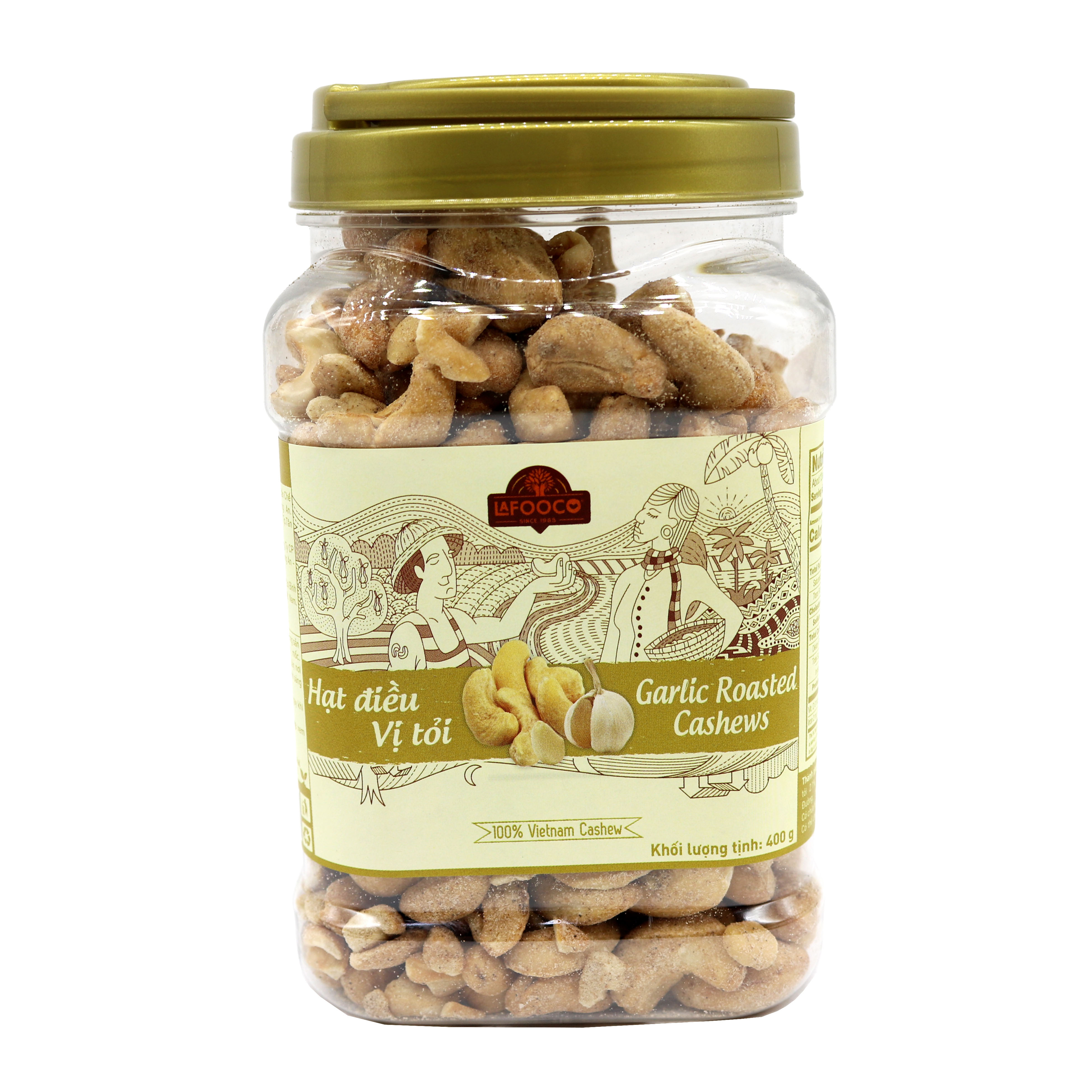 Hạt Điều Vị Tỏi LAFOOCO 400g