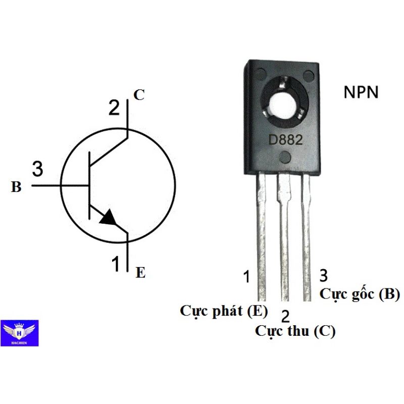 COM BO 10 SÒ KHUẾCH ĐẠI CÔNG SUẤT D882  NPN