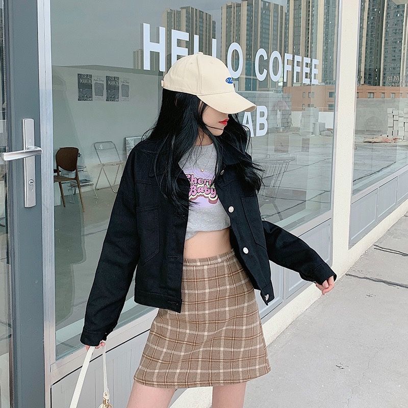 ÁO KHOÁC NỮ CÁ TÍNH CÀI NÚT SAU LƯNG PHONG CÁCH HÀN QUỐC PHƯƠNG VI FASHION