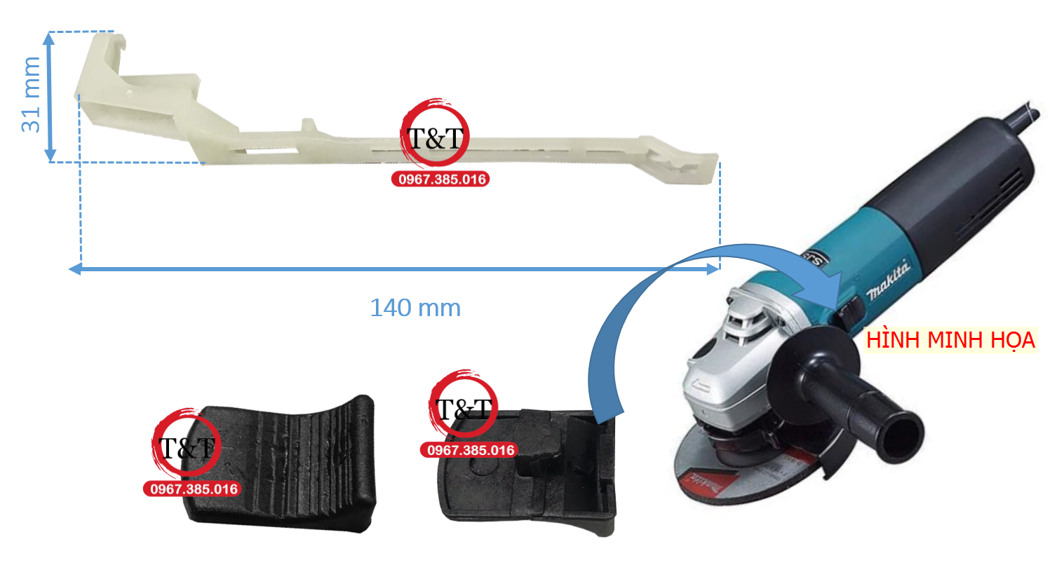Công tắc máy mài 9553 9553 công tắc mài ma.kita cò mài mkt cò 9553