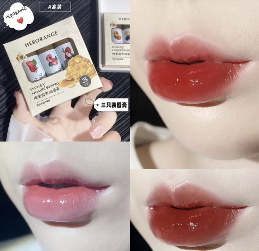 [HCM] Set son dưỡng ẩm 3 cây 3 vị