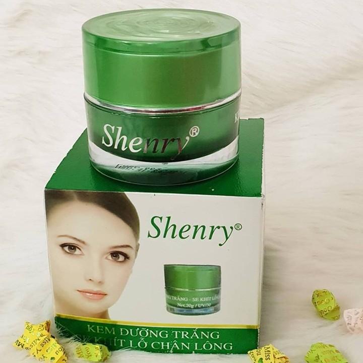 KEM DƯỠNG TRẮNG DA SE KHÍT LỖ CHÂN LÔNG SHENRY