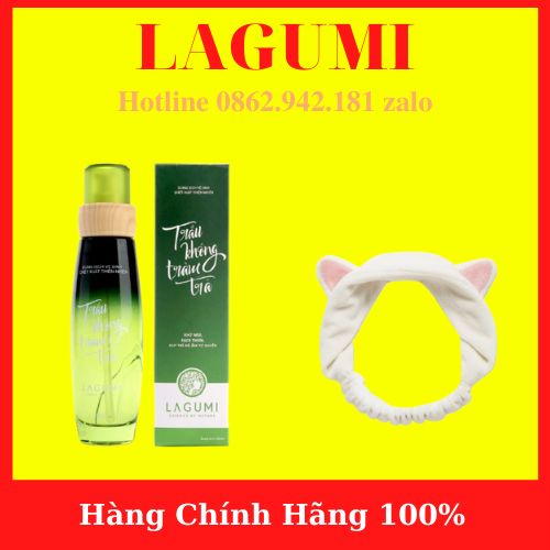 {Miễn Phí Ship}[HCM]DUNG DỊCH VỆ SINH TRẦU KHÔNG TRÀM TRÀ LAGUMI + Tặng băng đô tai mèo xinh xắn- AN001