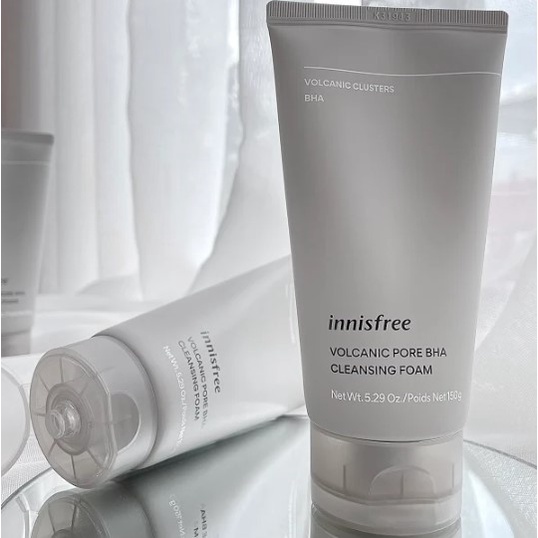 [Innisfree] Sữa Rửa Mặt Trà Xanh & Tro Núi Lửa MẪU MỚI150ml
