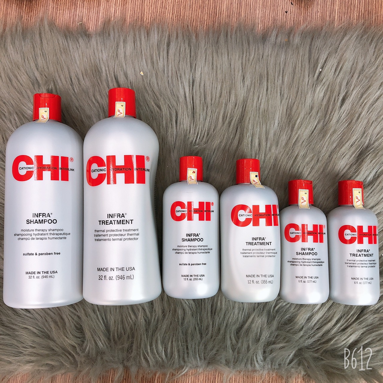 Bộ gội xả phục hồi tóc khô sơ hư tổn chi infa