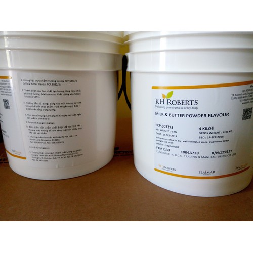 HƯƠNG BƠ SỮA KH ROBERTS GÓI 1Kg