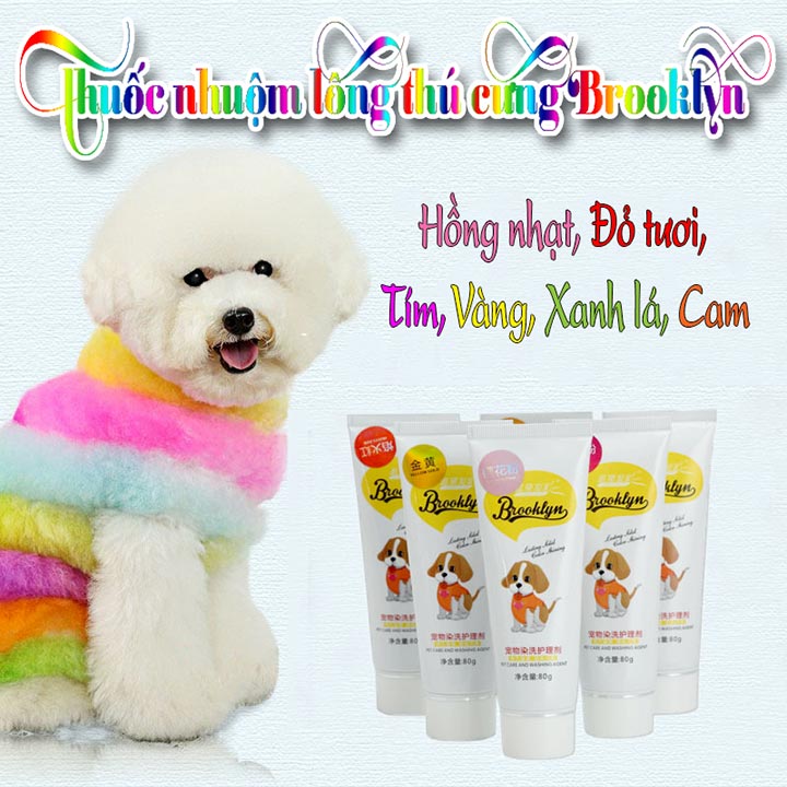 Nhuộm lông cho chó mèo Brooklyn 80g
