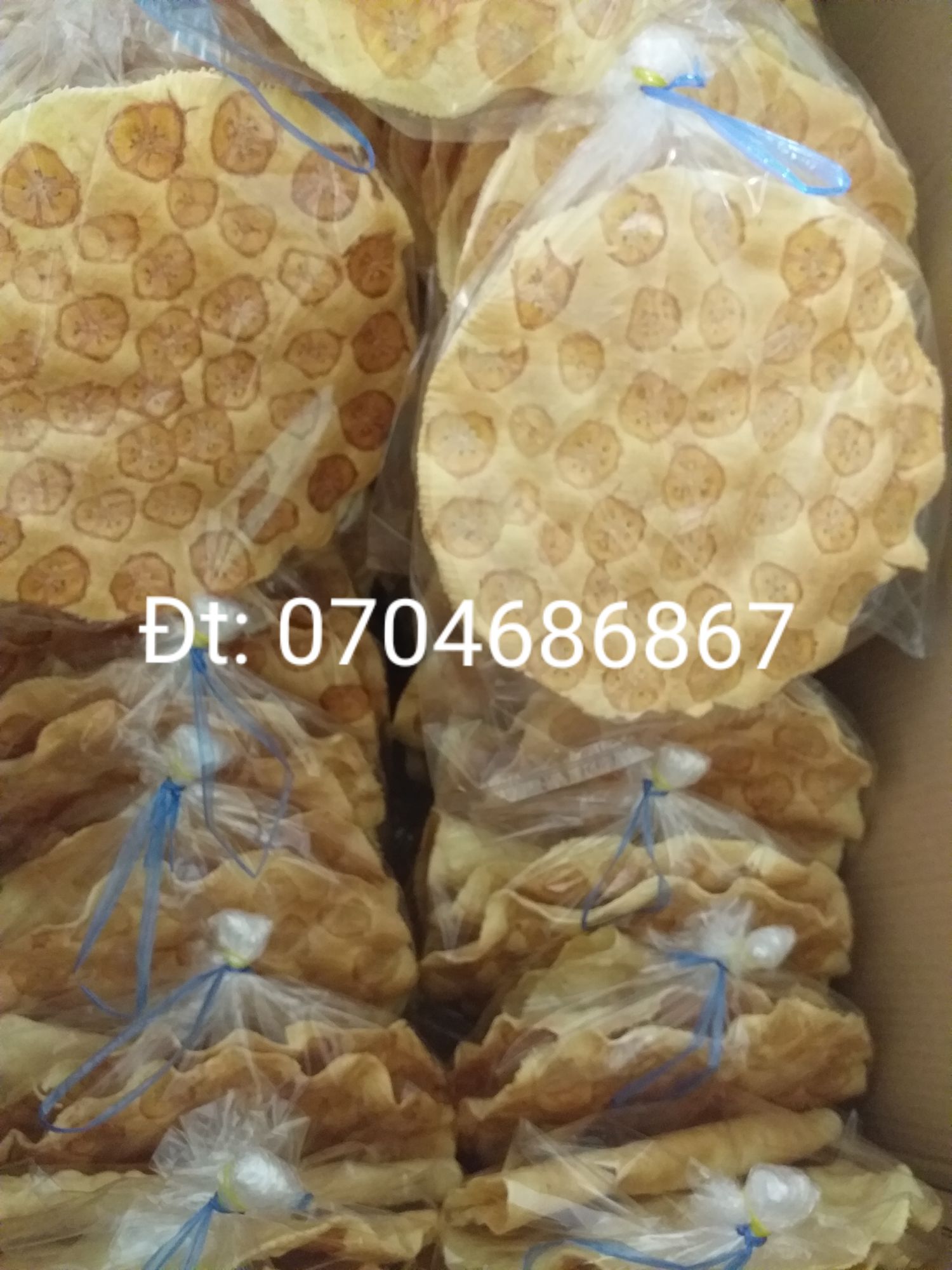 Bánh phồng chuối nướng Sơn Đốc(6 cái bánh chưa nướng)