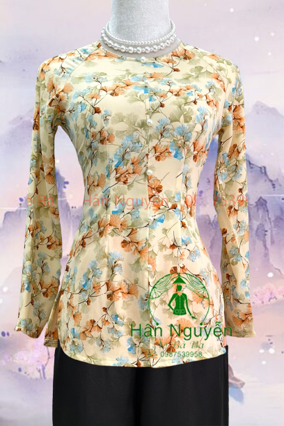 ÁO BÀ BA DÂY KÉO HOA GIÓ + QUẦN
