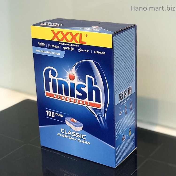Viên rửa bát Finish Classic 110 viên
